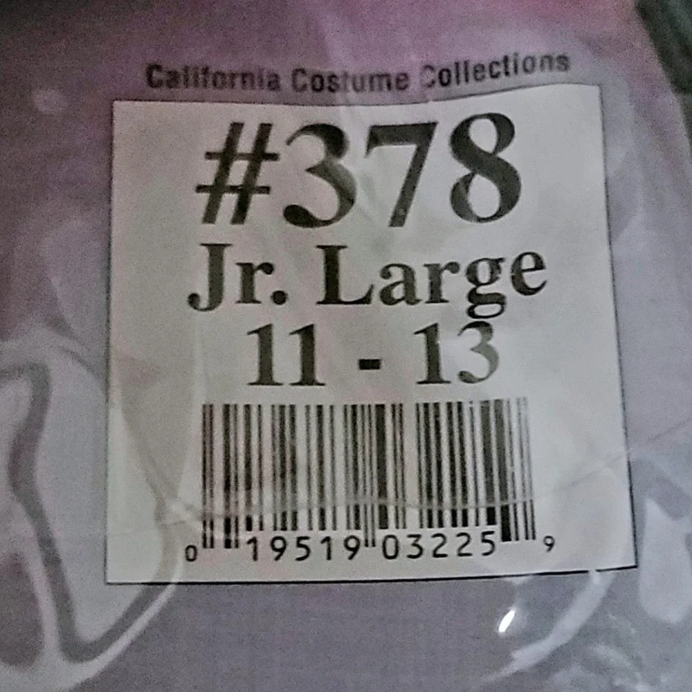 Mad Hatter Costumes Junior Large 11-13 Girls Dress Up Set 378 Purple‎ Halloween